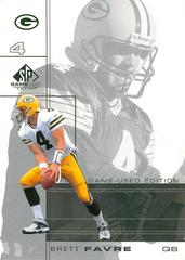 Brett Favre Football Cards 2001 SP Game Used Prices