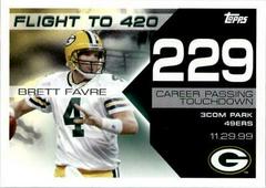 Brett Favre #BF229 Football Cards 2008 Topps Brett Favre Collection Prices