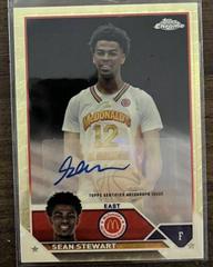 Sean Stewart [Superfractor] #CA-SS Basketball Cards 2023 Topps Chrome McDonald's All American Autographs Prices
