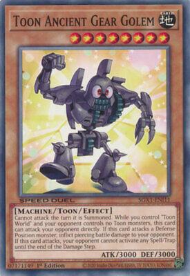 Toon Ancient Gear Golem SGX1-ENI11 YuGiOh Speed Duel GX: Duel Academy Box