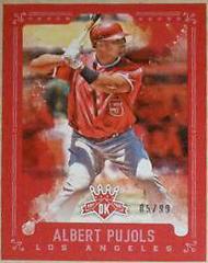 Albert Pujols [Framed Red] #68 Baseball Cards 2017 Panini Diamond Kings Prices