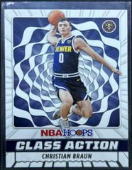 Christian Braun Basketball Cards 2022 Panini Hoops Class Action Prices