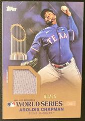 Aroldis Chapman [Gold] Baseball Cards 2024 Topps World Champion Relic Prices