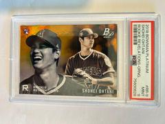 Shohei Ohtani [Orange] Baseball Cards 2018 Bowman Platinum Rookie Revelations Prices