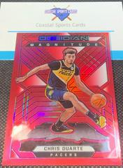 Chris Duarte [Red] #24 Basketball Cards 2021 Panini Obsidian Magnitude Prices