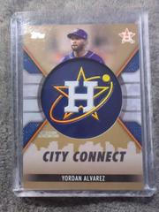 Yordan Alvarez [Gold] #CC-YA Baseball Cards 2023 Topps City Connect Commemorative Patch Prices