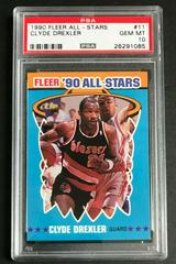 Clyde Drexler #11 Basketball Cards 1990 Fleer All Stars Prices