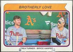 Brotherly Love [Trea Turner, Bryce Harper] Baseball Cards 2023 Topps Heritage Combo Prices