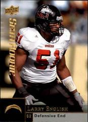 Larry English Football Cards 2009 Upper Deck Prices