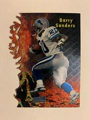 Barry Sanders [Members Only] #T3a Football Cards 1997 Stadium Club Triumvirate Prices