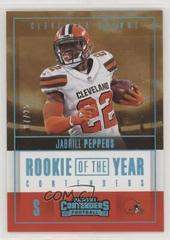 Jabrill Peppers [Platinum] Football Cards 2017 Panini Contenders Rookie of the Year Prices