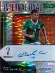 Carlos Vela [Breakaway Silver] Soccer Cards 2022 Panini Prizm World Cup International Ink Autograph Prices