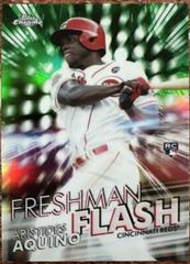 Aristides Aquino [Green Refractor] #FF-2 Baseball Cards 2020 Topps Chrome Freshman Flash Prices