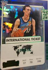 Aleksej Pokusevski [Cracked Ice] Basketball Cards 2021 Panini Contenders International Ticket Prices