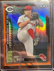 Cody Reed [Orange] #BTP-80 Baseball Cards 2016 Bowman Scouts' Top 100 Prices