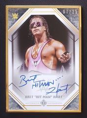 Bret 'Hit Man' Hart Wrestling Cards 2021 Topps WWE Transcendent Collection Autographs Prices