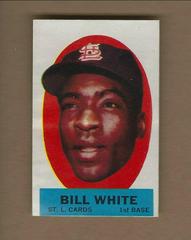 Bill White Baseball Cards 1963 Topps Peel Offs Prices