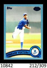 Yordano Ventura [Blue] #231 Baseball Cards 2011 Topps Pro Debut Prices