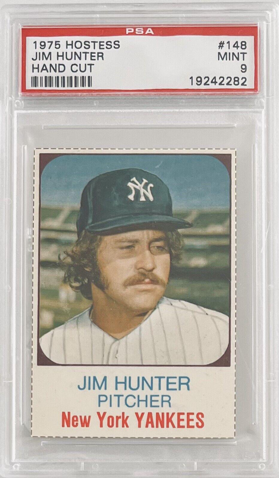 Jim Hunter [Hand Cut] 148 Prices 1975 Hostess Baseball Cards