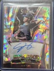 Luis Gil [Cracked Ice] #SS-LG Baseball Cards 2022 Panini Select Sparks Signatures Prices