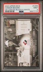 Connor Bedard [Black White] #C258 Hockey Cards 2023 Upper Deck UD Canvas Prices