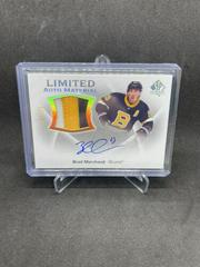 Brad Marchand Hockey Cards 2021 SP Authentic Limited Auto Material Prices