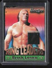 Brock Lesnar Wrestling Cards 2003 Fleer WWE Aggression Ring Leaders Event Used Prices