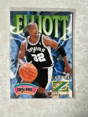 Sean Elliott [Z Cling] #79 Basketball Cards 1996 Skybox Z Force Prices