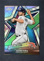 Jacob Faria [Orange Refractor] #FS-11 Baseball Cards 2018 Topps Chrome Future Stars Prices