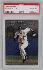 Derek Jeter #2 Baseball Cards 2000 Metal Prices