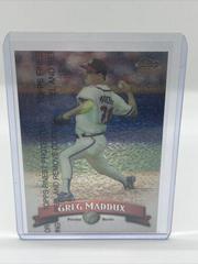 Greg Maddux [Refractor] #16 Baseball Cards 1998 Finest Prices
