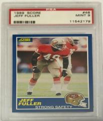 Jeff Fuller Football Cards 1989 Panini Score Prices