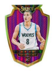 Zach LaVine [Purple Prizm Die Cut] Basketball Cards 2014 Panini Select Prices