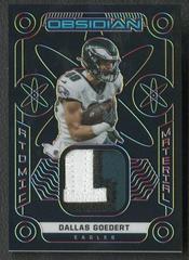 Dallas Goedert [Red] #AM-DGO Football Cards 2022 Panini Obsidian Atomic Material Prices