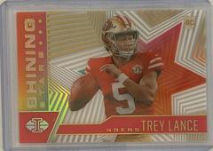 Trey Lance [Red] #SS-13 Football Cards 2021 Panini Illusions Shining Stars Prices