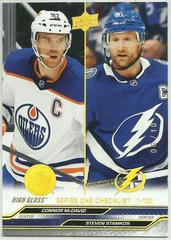 Connor McDavid, Steven Stamkos [High Gloss] Hockey Cards 2023 Upper Deck Prices