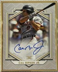 Cal Ripken Jr. Baseball Cards 2022 Topps Definitive Framed Autograph Collection Prices