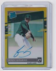 Jesus Luzardo [Gold] Baseball Cards 2020 Panini Donruss Optic Rated Rookies Signatures Prices