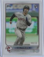 Steven Kwan [Clear] #US54 Baseball Cards 2022 Topps Update Prices