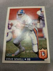 Steve Sewell Football Cards 1992 Fleer Prices