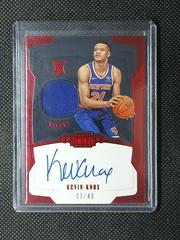 Kevin Knox [Autograph Jersey Red] #152 Basketball Cards 2018 Panini Dominion Prices