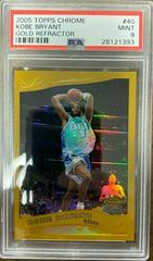 Kobe Bryant [Gold Refractor] #40 Basketball Cards 2005 Topps Chrome Prices