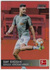 Ramy Bensebaini [Red Refractor] Soccer Cards 2021 Stadium Club Chrome Bundesliga Prices