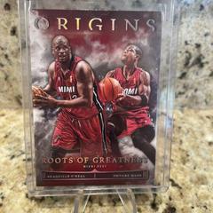 Dwyane Wade, Shaquille O'Neal #22 Basketball Cards 2022 Panini Origins Roots Of Greatness Prices