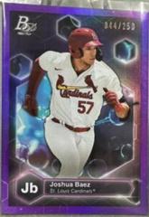 Joshua Baez [Purple] #PE-11 Baseball Cards 2022 Bowman Platinum Precious Elements Prices