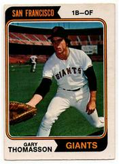 Gary Thomasson Baseball Cards 1974 O Pee Chee Prices