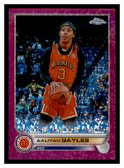 Aaliyah Gayles [Fuchsia] #42 Basketball Cards 2022 Topps Chrome McDonald's All-American Prices
