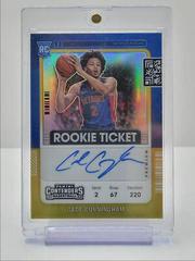Cade Cunningham [Variation Autograph Gold] Basketball Cards 2021 Panini Contenders Prices