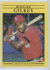 Bernard Gilkey #633 Baseball Cards 1991 Fleer Prices