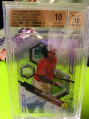 Heliot Ramos [Autograph Purple Diffractor] #HR Baseball Cards 2018 Bowman High Tek Prices
